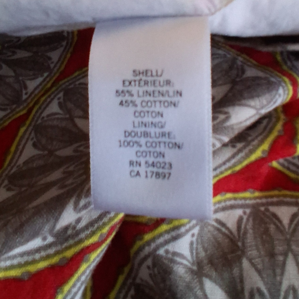 Banana Republic Red and Yellow A-Line Skirt - Picture 3 of 6